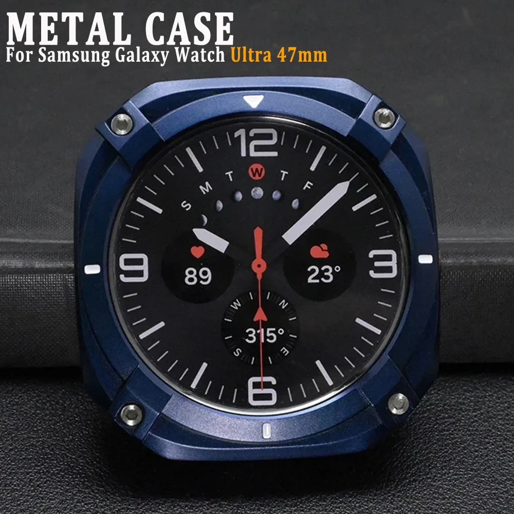 Gehäuse aus Aluminiumlegierung für Samsung Galaxy Ultra Watch 2025 47 mm, schützende Metallstoßstangenabdeckung für Galaxy Ultra 7 47 mm Zubehör Image