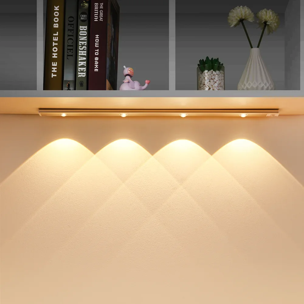 LED Nachtlicht USB Motion Sensor Drahtlose Ultra Dünne LED Wein kühler Licht Für Küche Schrank Schlafzimmer Kleiderschrank Innen Beleuchtung Image