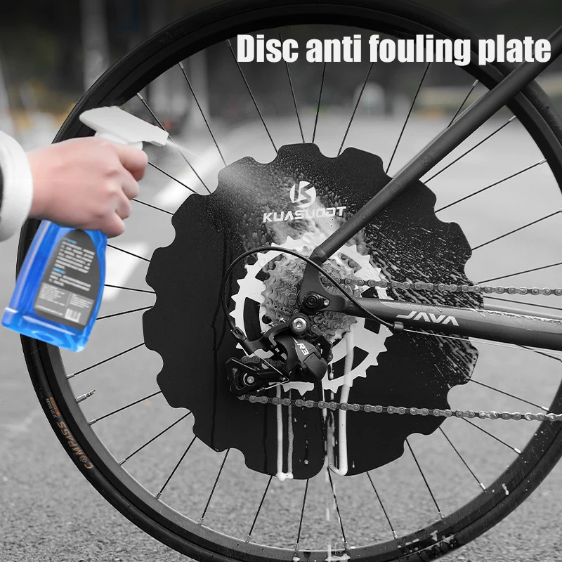 Fahrrad Motorrad Waschen Disc Bremse Reinigung Schutz Abdeckung Anti Schmutz Schutz Rad Abdeckung Für Straße Mountainbike Image