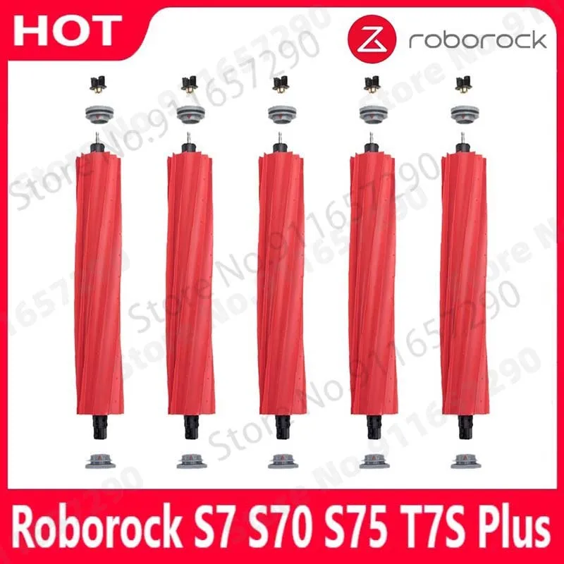 Roborock S7 S70 S7Max T7S T7S Plus Wichtigsten Pinsel Roboter Staubsauger Teile Abnehmbare Bürsten Roller Zubehör Image