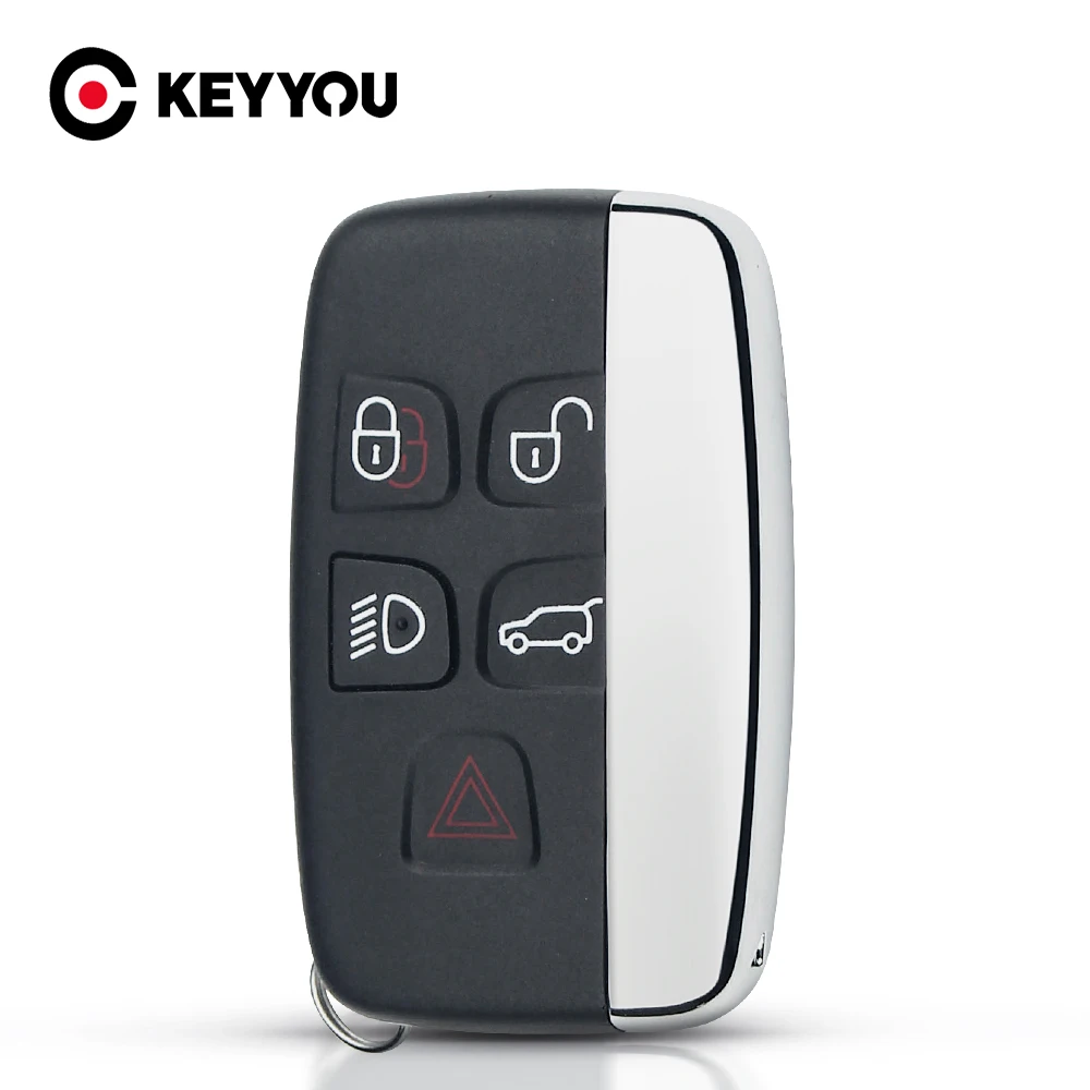 KEYYOU Für Land Rover Range Rover Sport Evoque Discovery 4 Für Jaguar Freelander XFL XE XJ Smart Remote Auto Schlüssel Shell 5 taste Image