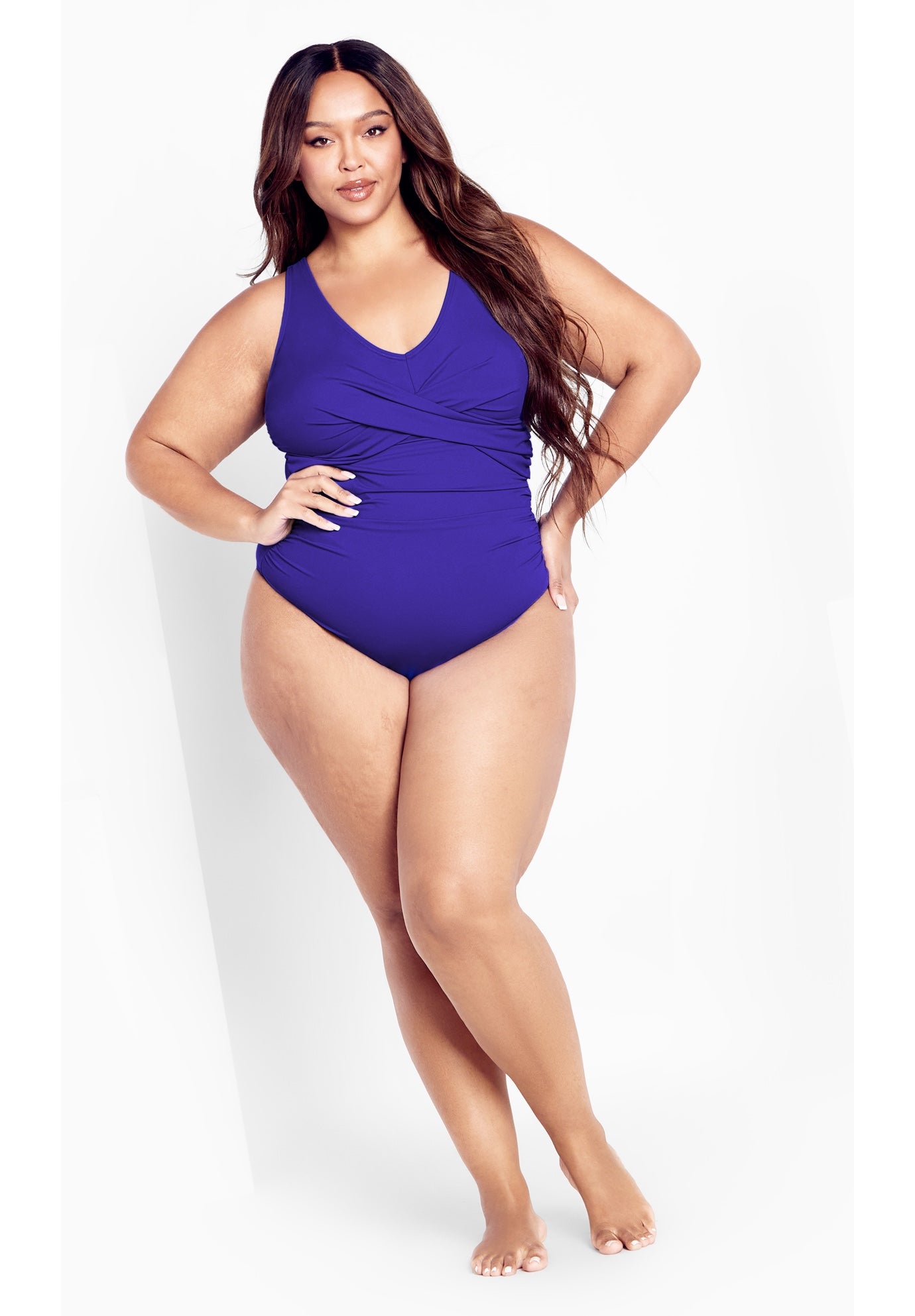 Plus Size Women's Icon 1 Piece by Avenue in Cobalt (Size 18)