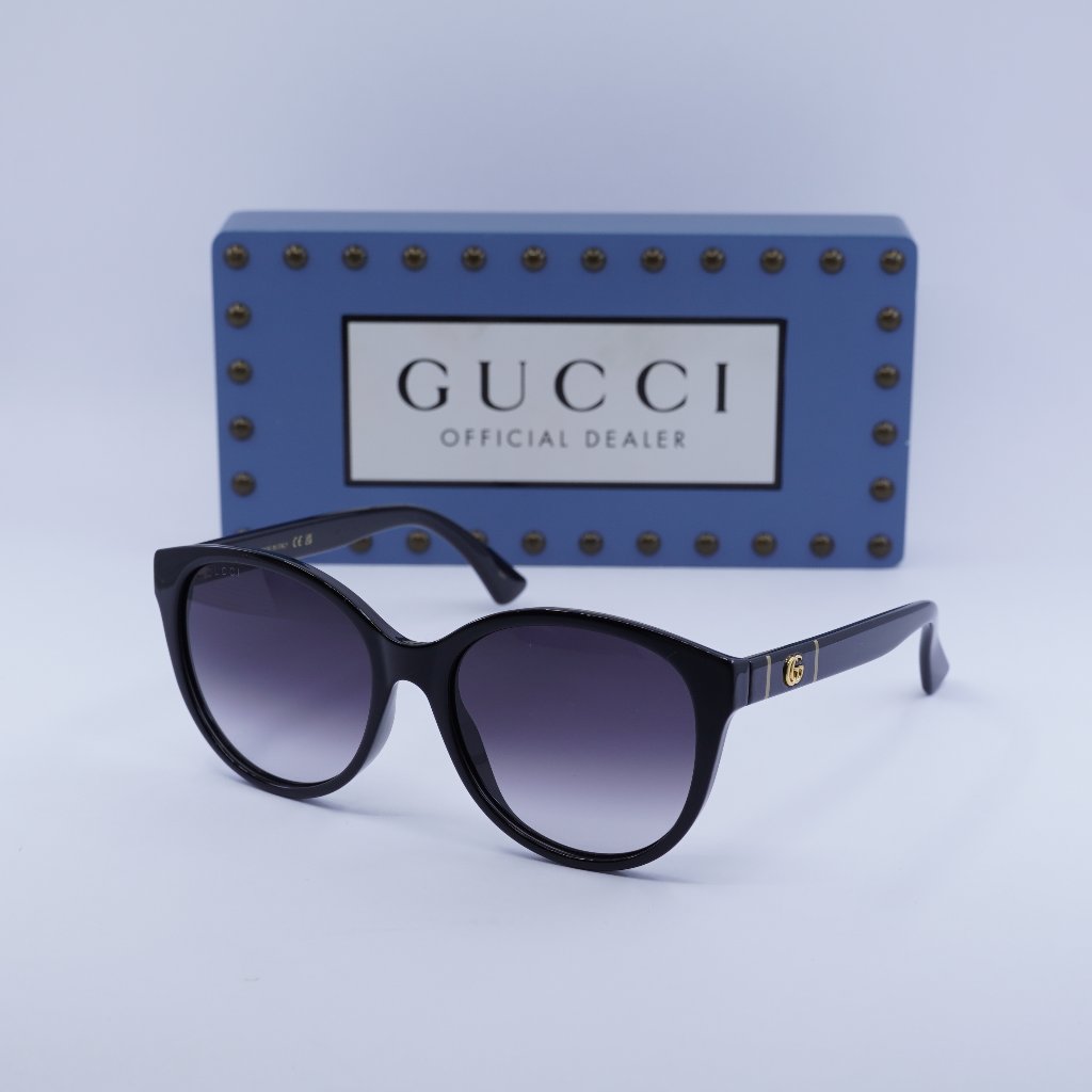 Gucci Accessories | Gucci Gg0631s 001 Round Sunglasses - Black\Grey Gradient | Color: Black/Gray | Size: 56 - 18 - 145