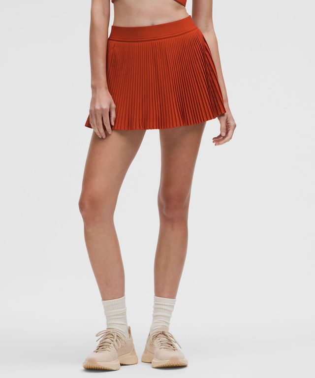 Varsity High-Rise Pleated Tennis Skirt