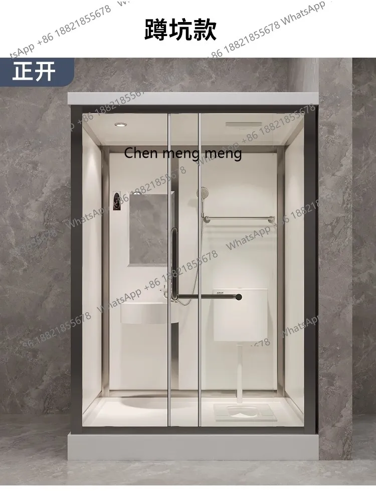 Salle de douche intégrée Salle de bain intégrée Salle de bain domestique à séparation sèche et humide