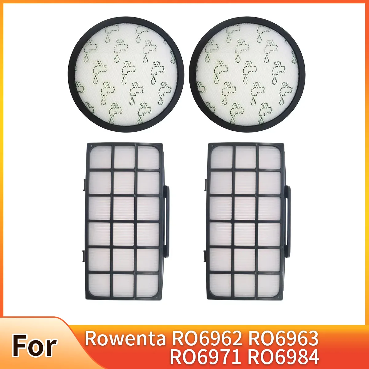Filter für Rowenta X-Trem Power Zyklon-Staubsauger RO6941EA RO6951EA RO6963EA RO6971EA RO6984EA RO6993EA Image
