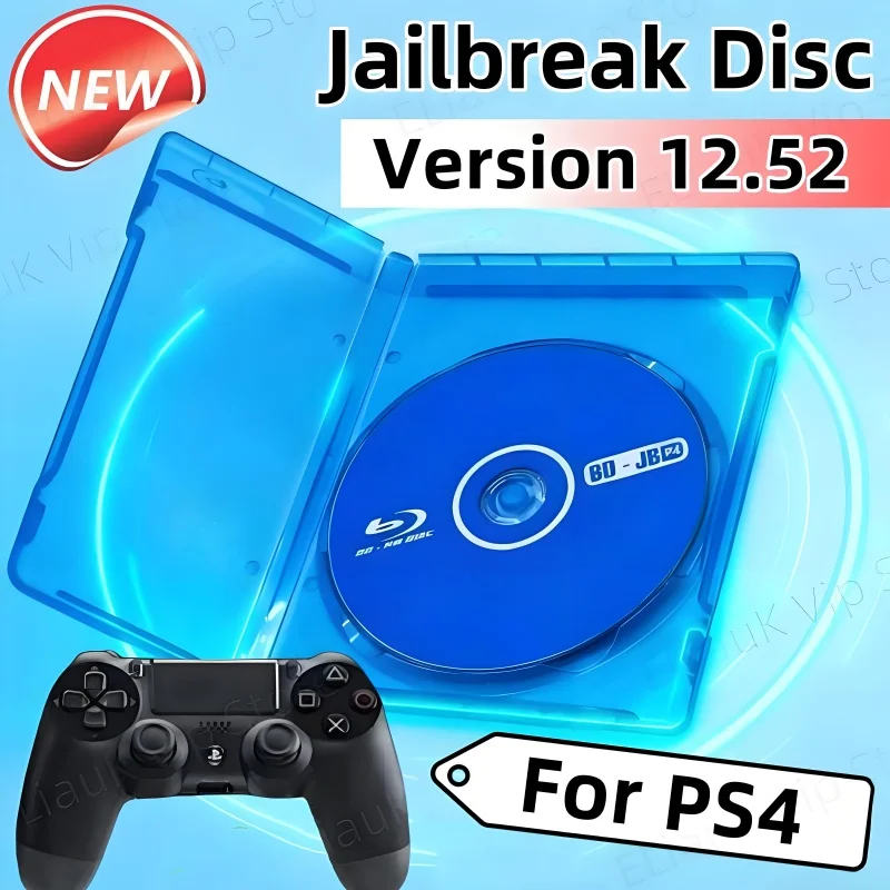 Jailbreak Disc Neue Version 12.52 Für PS4 Neueste Firmware Unterstützt Bootfähige Auswurf Nutzlast Home Brew Backup-Spiele Neueste Version Image