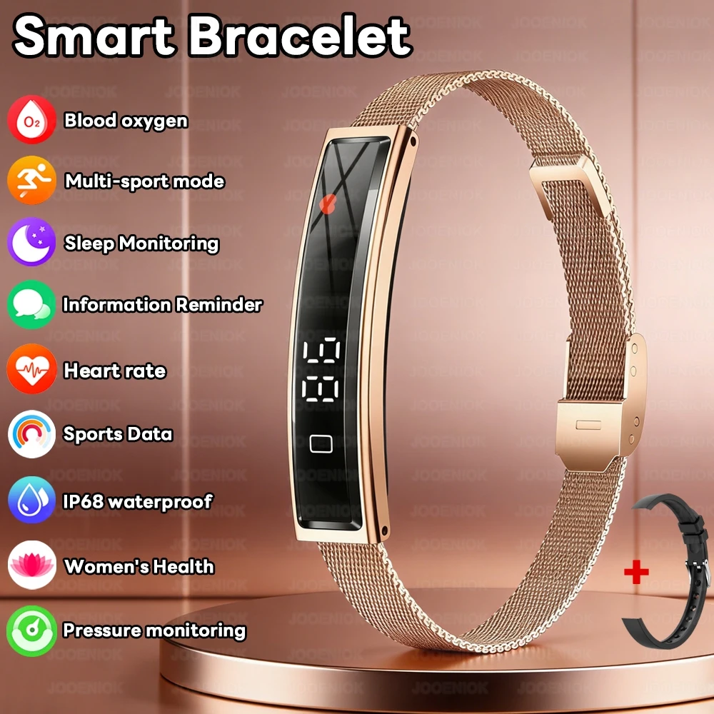2026 neue Mode Frauen Smart Armband Sport Modus Fitness Tracker Herzfrequenz Gesundheit Überwachung IP68 Wasserdichte Intelligente Uhr Männer Image