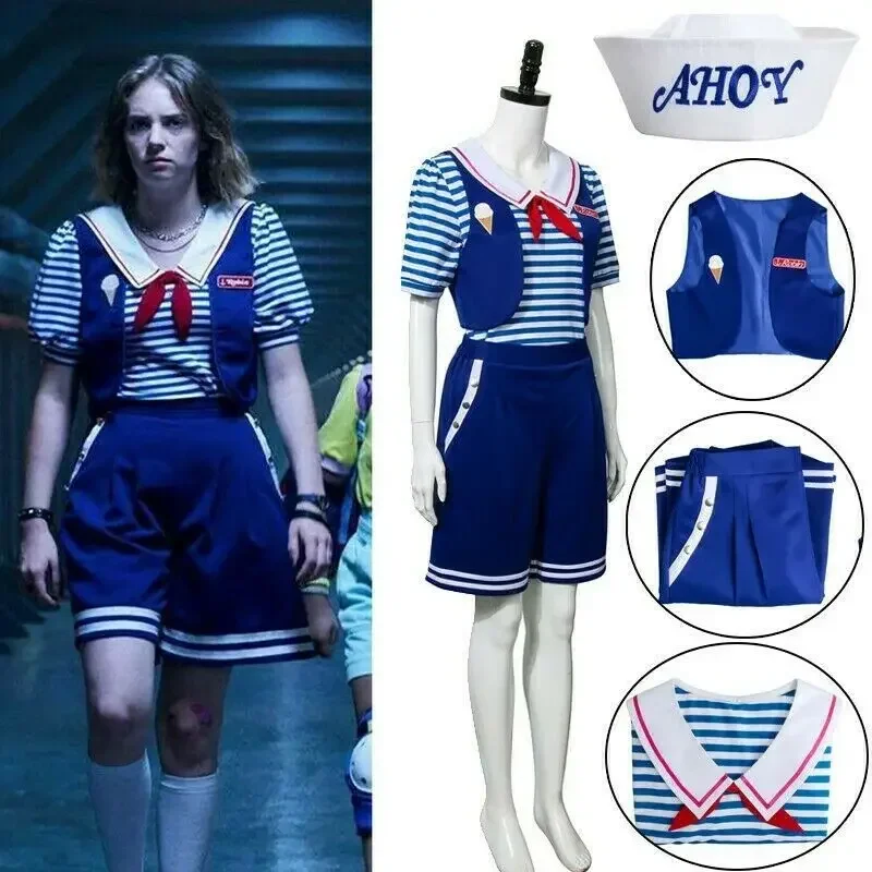 Damen Robin Scoops Ahoy Kostüm Cosplay Uniformen Marine Halloween Kostüm Uniform Kostüm Image