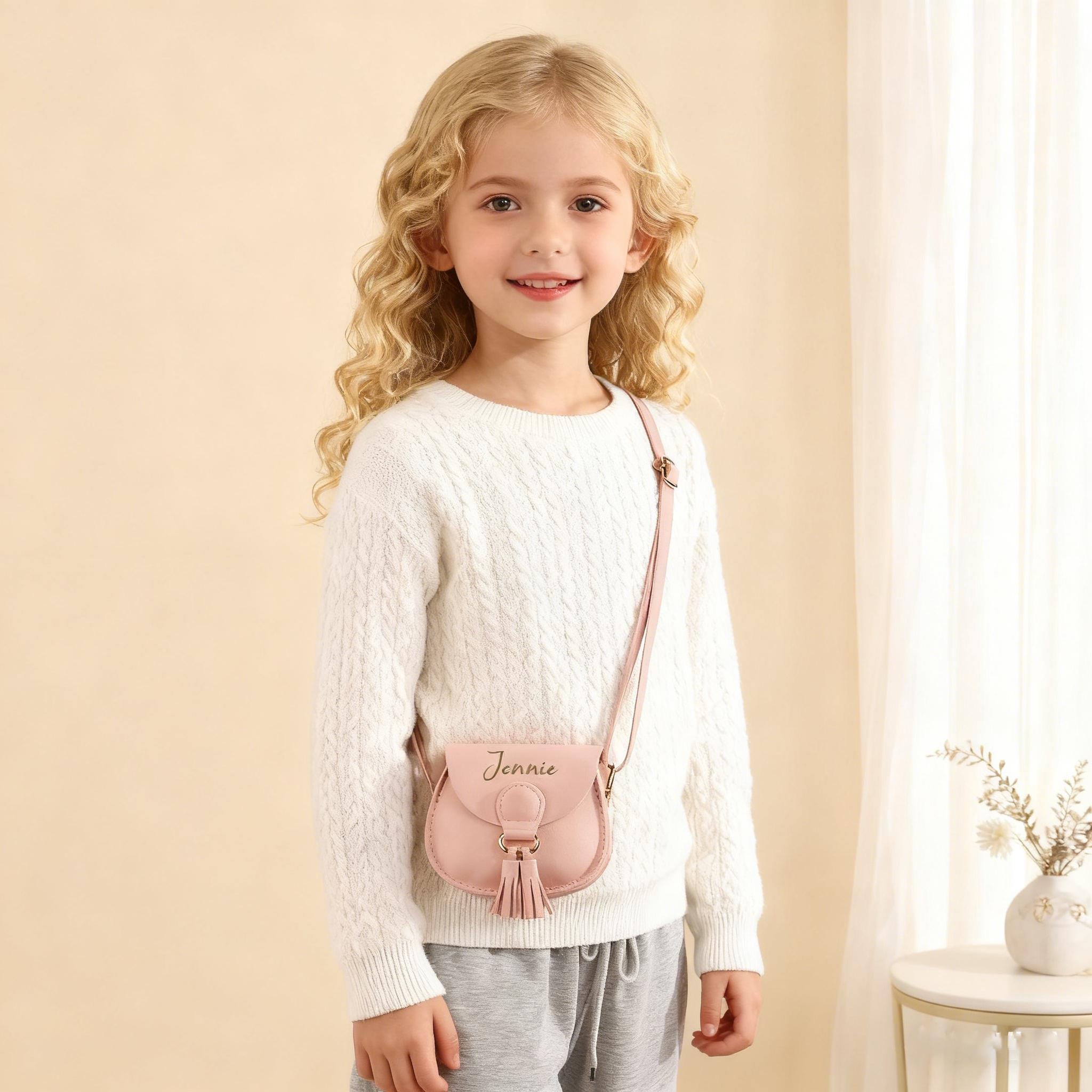 Borsa in pelle personalizzata per bambini, borsa tote per bambine, borsa a tracolla per bambini, mini borsa a tracolla, borsa per bambini, borsa per b