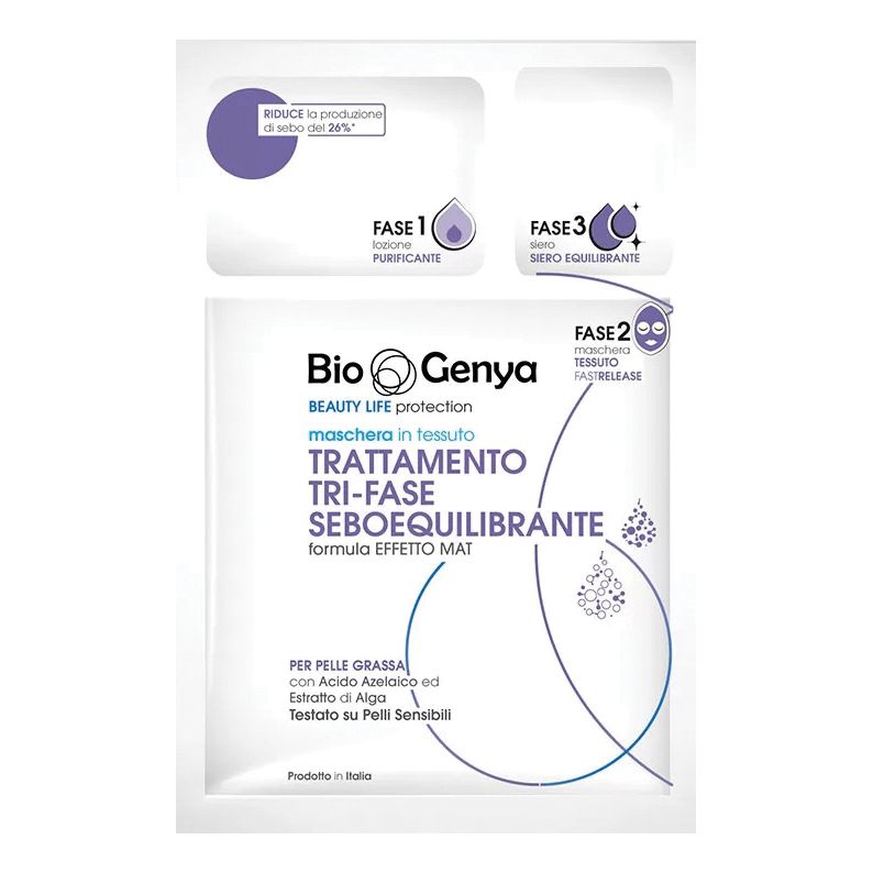 BIOGENYA BEAUTY LIFE PROTECTION TRI-FASE SEBOEQUILIBRANTE 1 MASCHERA S