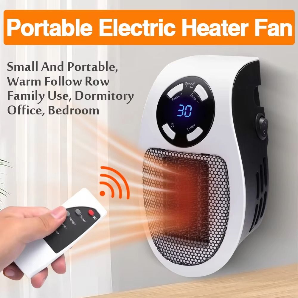 Portable Electric Home Room Heater, Mini Radiator Remote Warmer Machine, Wall Room Heater Home Appliance Portable Electric Home Room Heater, Mini Radiator Remote Warmer Machine, Wall Room Heater Home Appliance