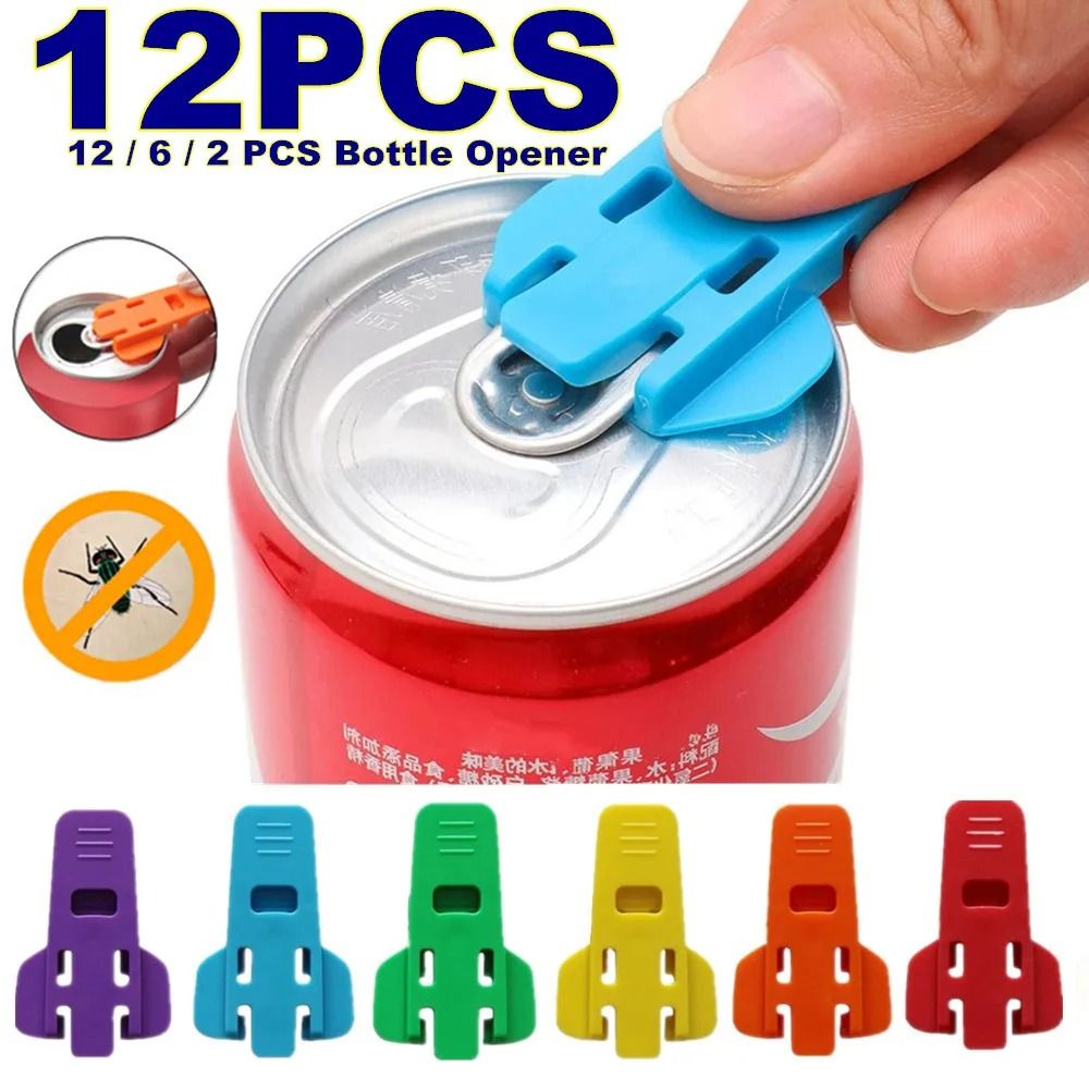 Portable Reusable Bottle And Can Opener For Kitchen And Camping 12 Pcs Green