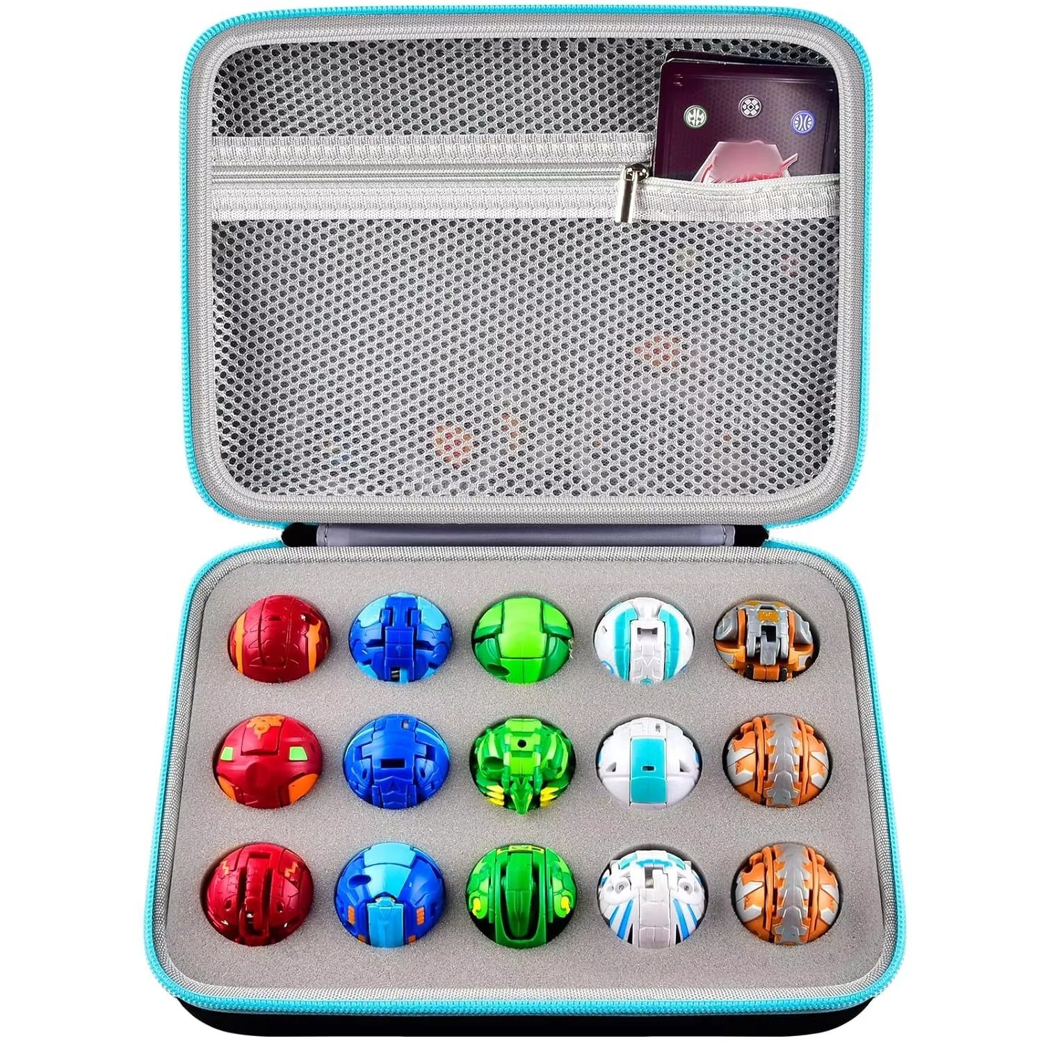 Case For Bakugan Armored Alliance Action Figures, Toy Storage Organizer For BakuCores, Compatible Collectible Box Only Case For Bakugan Armored Alliance Action Figures, Toy Storage Organizer For BakuCores, Compatible Collectible Box Only