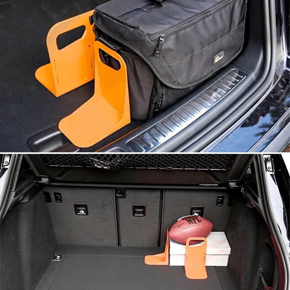 Car Trunk Tool Rack Holder Shake Proof Organizer Storage Stand orange