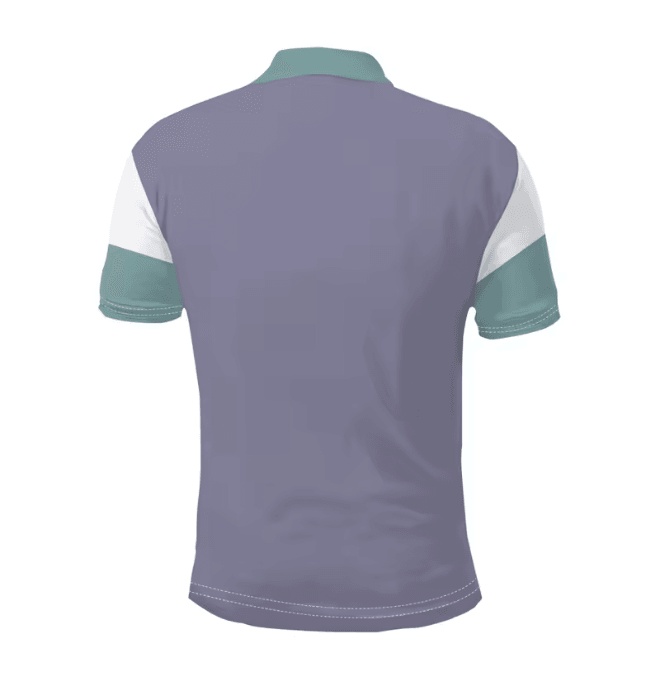 Mens Logo Print Casual Polo Shirt Short Sleeve Summer Style b l