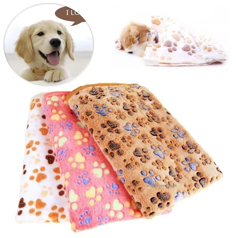 Ultra Soft Plush Pet Blanket For Dogs & Cats Cozy Cartoon Winter Pet Mat purple s: 15.75 23.62 In