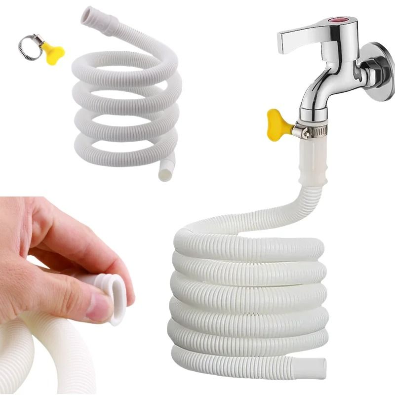 Flexible Drain Hose Extension Pipe For Washing Machine Air Conditioner And Sink 3 M