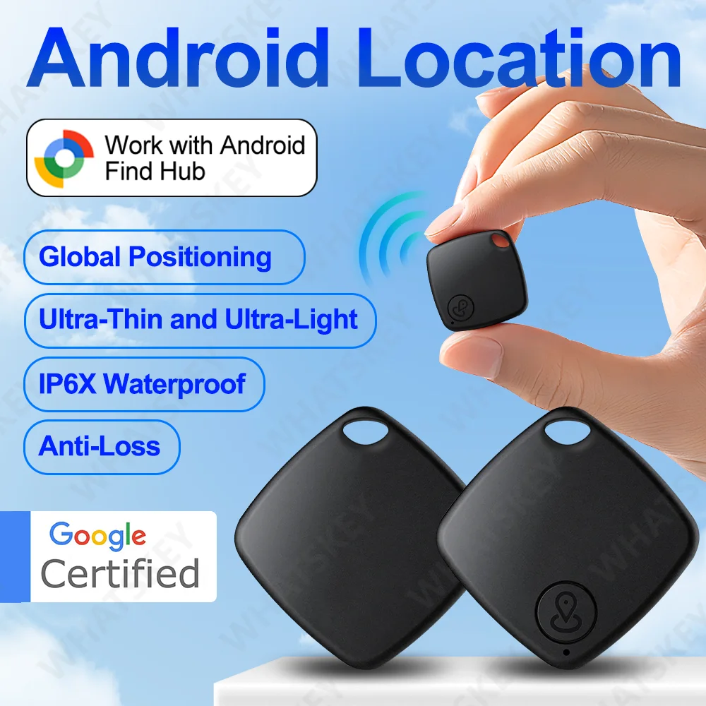 Traqueurs Gps Android Antilost Google Find My Portable GPS Tracker Gps pour enfants Airtag Finder Gps pour moto traqueur d
