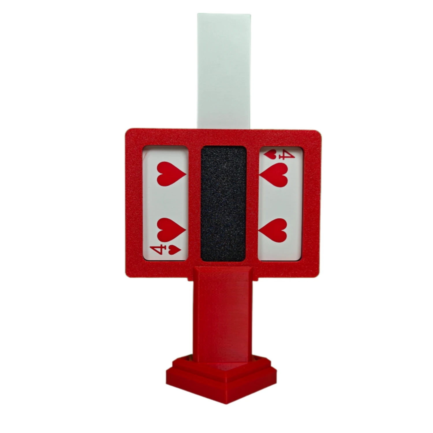 Triple Cut Card Illusion (Plastic Edition) Zaubertricks Stage Close-up Gimmicks Mentalism Pro Cutting and Restoration Card Magia Image