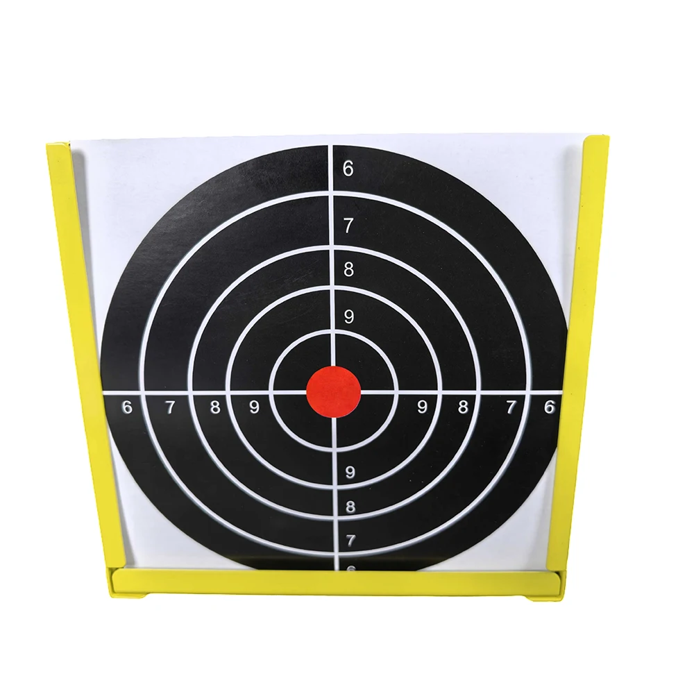 Pelletfalle in Trapezform, BBS-Pelletfalle, 14 cm x 14 cm, mit Spinnerziel und 20 Stück Papierziele im Inneren Image