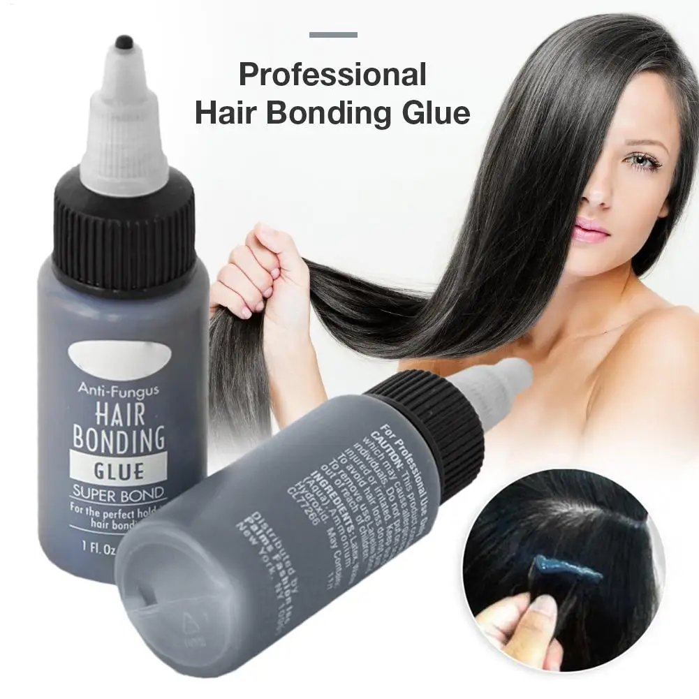 30 ml Haar-Bond-Kleber, professionelle Haarverlängerungs-Bonding, leistungsstarker Haar-Bond-Kleber für schnelle Fixierung, wasserfester, vielseitiger Kleber Image