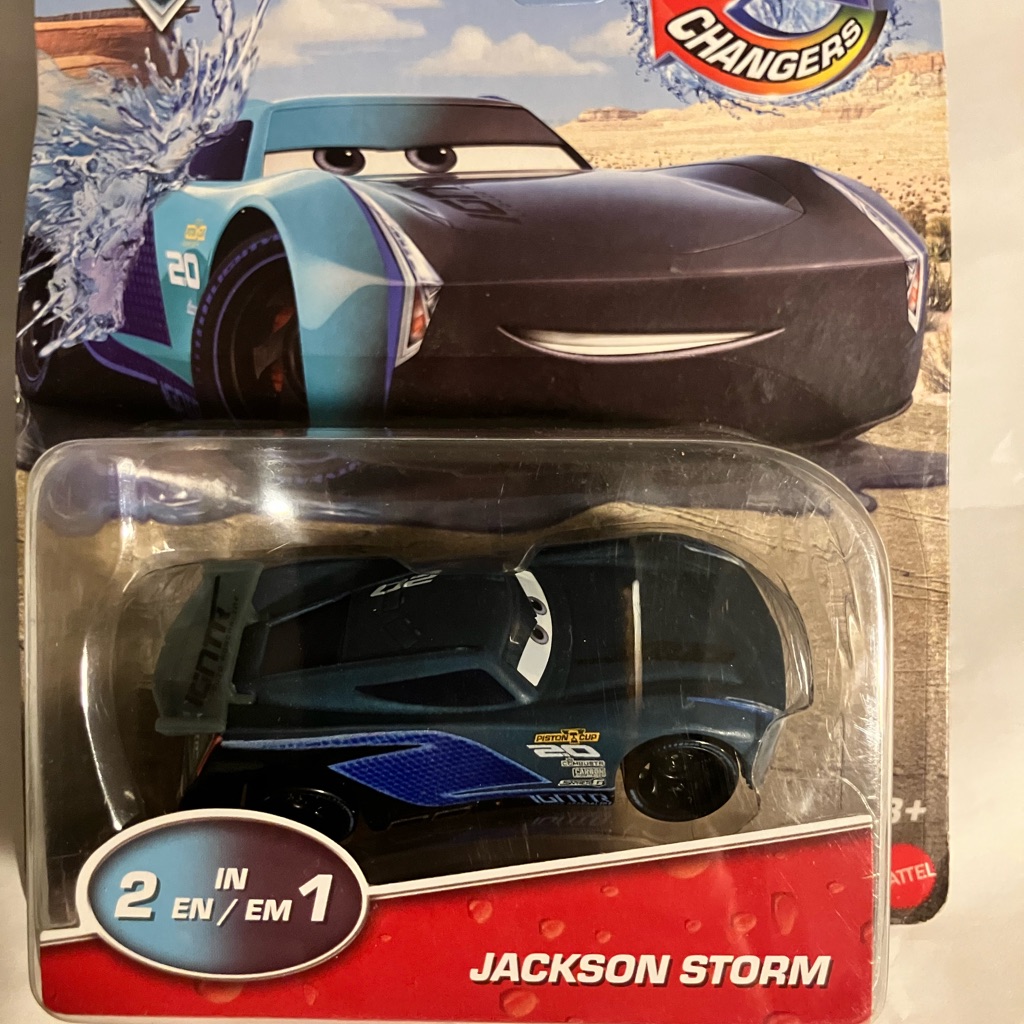 Disney Toys | Disney Cars Jackson Storm Black And Blue Toy Car | Color: Black/Blue | Size: Hot Wheel Size