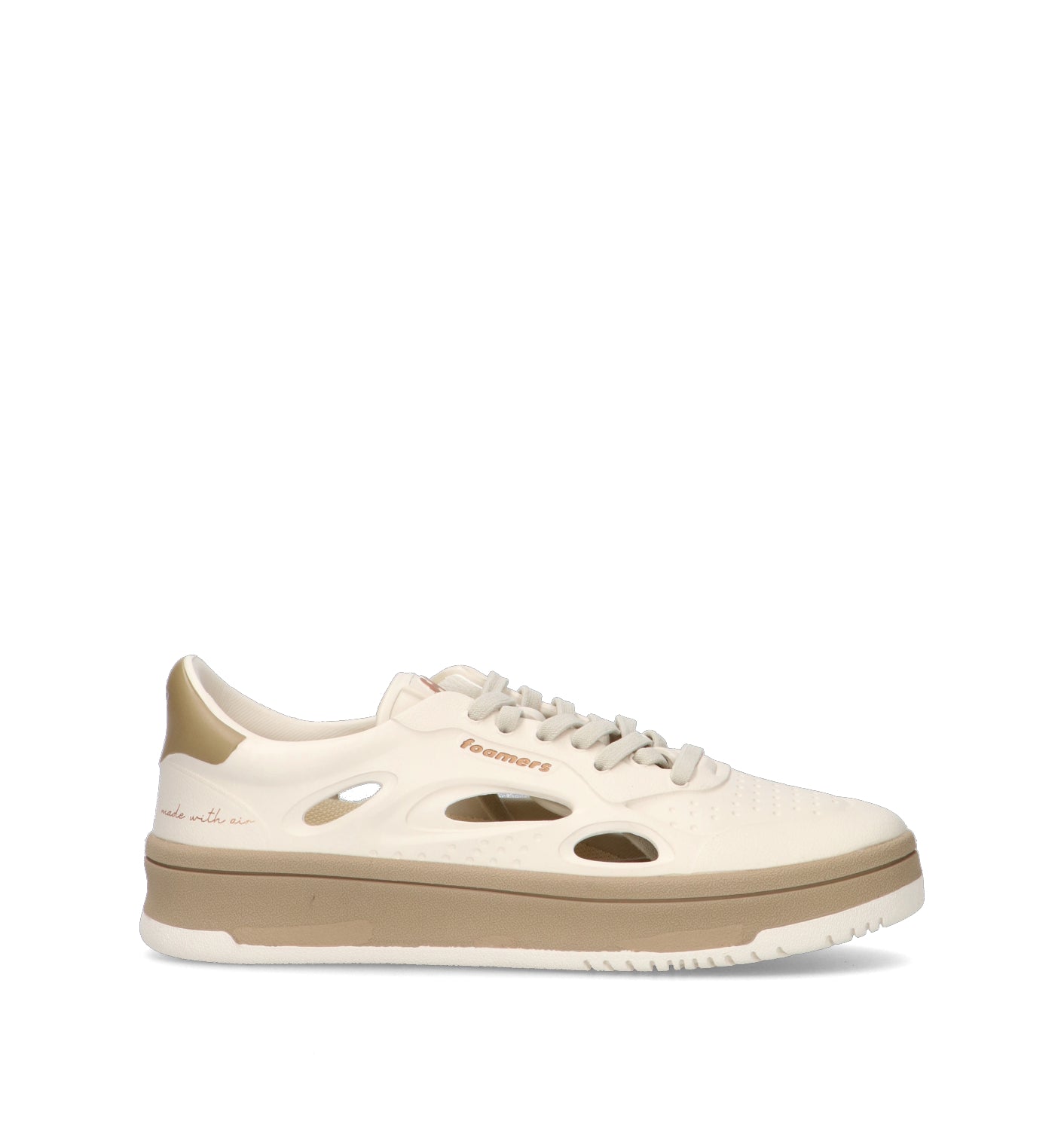 FOAMERS Sneaker donna bianca/beige