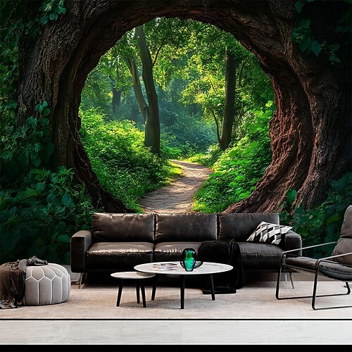 Tapisserie Banner Decke Baum des Lebens 森林 3D Schlafzimmer Wohnzimmer Wohnheim Jugendzimmer Studentenwohnheim Wandveranda Wohndeko Image