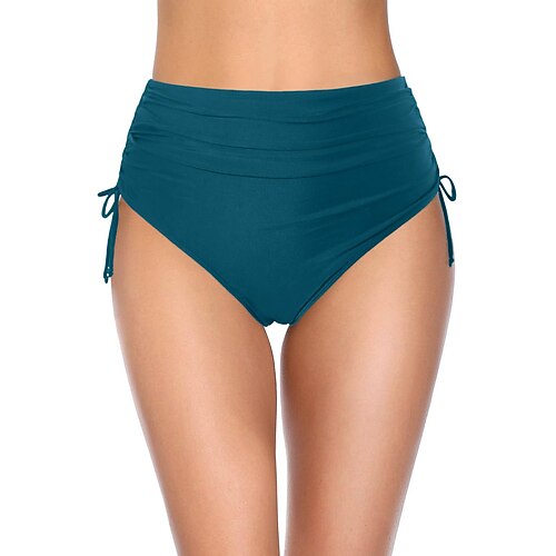 Damen Badeanzug Bikini-Unterteil Bademode Urlaub Ärmellos Badeanzüge Image