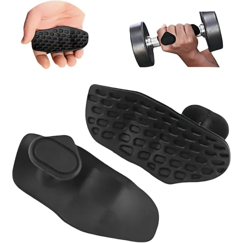 Non Slip Fitness Gloves with Palm Protection Silicone Palm Grips Ergonomic Fitness Palm Guard for Dumbbell Weightlifting Gym