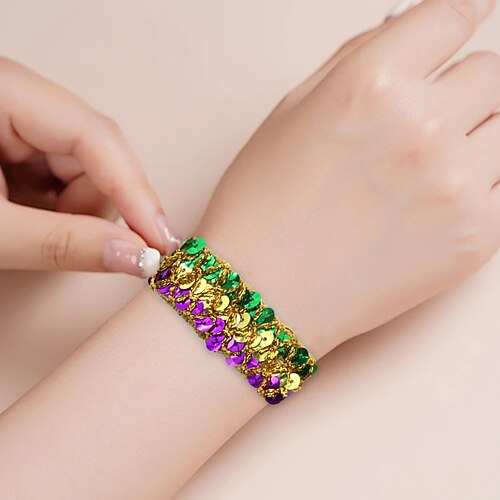 Karneval Armband Cosplay Erwachsene Damen Maskerade Karneval Party Leistung Festival Einfaches Karnevalskostüm Verkleiden Image