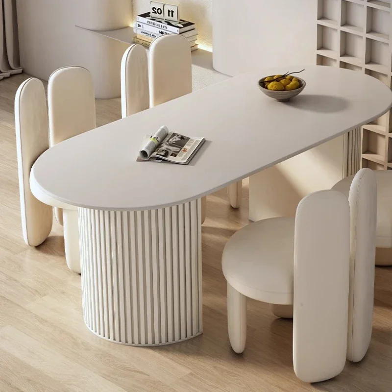 Esstisch-Set für 4 Personen, Esszimmer mit Stühlen, Frühstücksecke mit 4 Stühlen, kompletter Esstisch, 4 Stühle und Schreibtisch für Zuhause