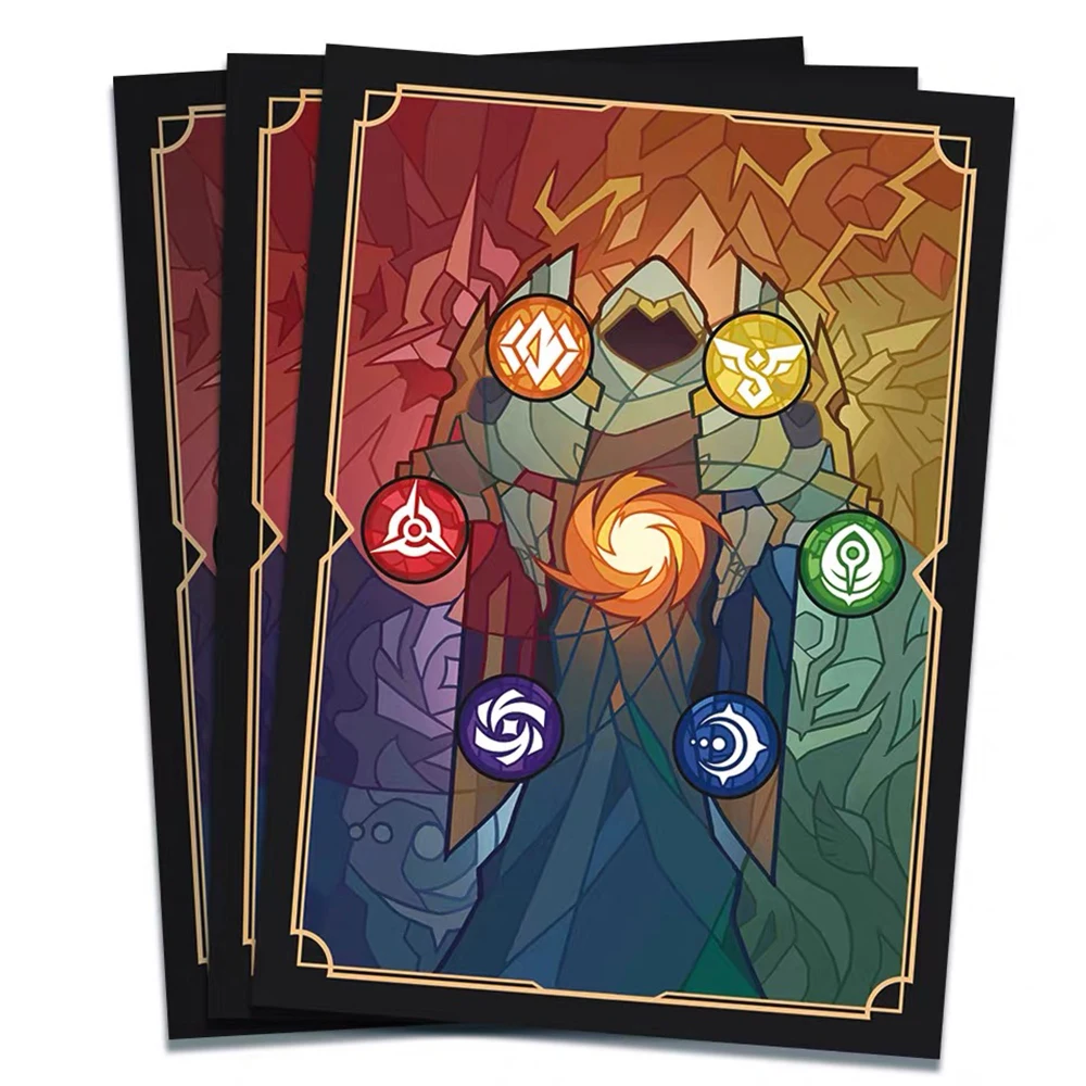 66 x 92 mm Kartenhüllen Folie Ahri Kasa relia Jnx Sammelkartenspiel Protektoren Schild Außenabdeckung PKM/PTCG/DPCG/OPCG Image