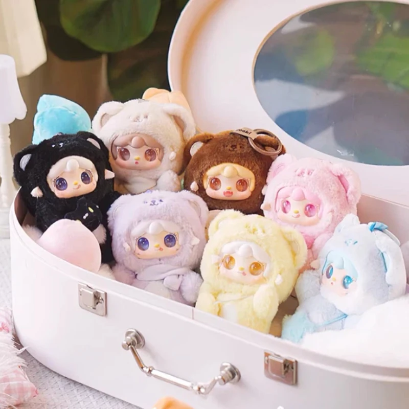 Yooki V4 Take A Bite Of Bear Series Vinyl Plüsch Blind Box Mystery Box Trendy Toy Cute Bag Anhänger Puppe Desktop Ornament Schlüsselanhänger