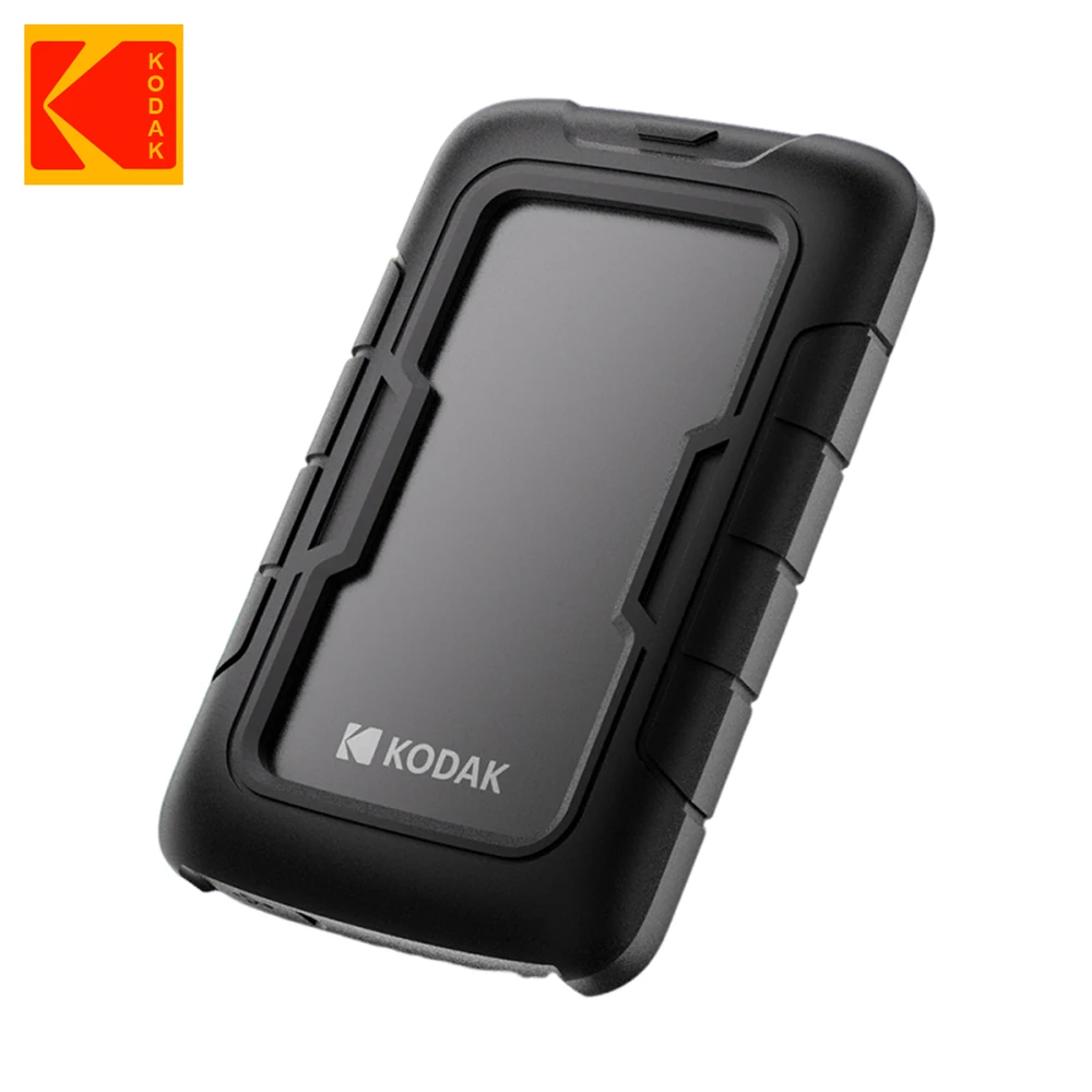 Kodak Disque dur externe portable P110 - 500 Go/1 To/2 To USB 3.0 PHDD Disque dur externe parfait pour PS4/PS5 Xbox Mac PC