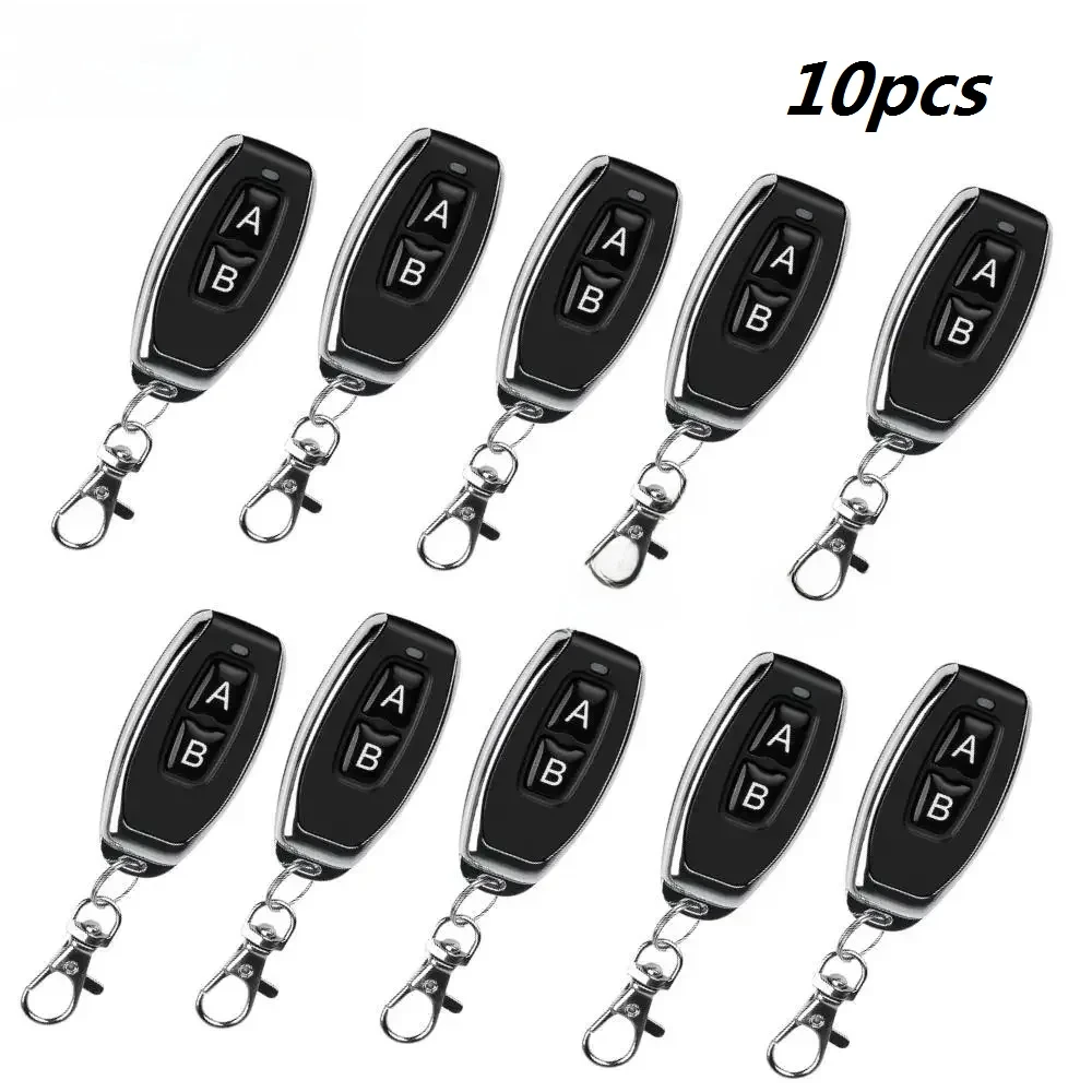 10PCS RF433MHZ Kopie Tor Garage Tür Steuerung Universal Wireless Klon Schalter 433 Fernbedienung Schlüssel Klonen Duplizierer Image