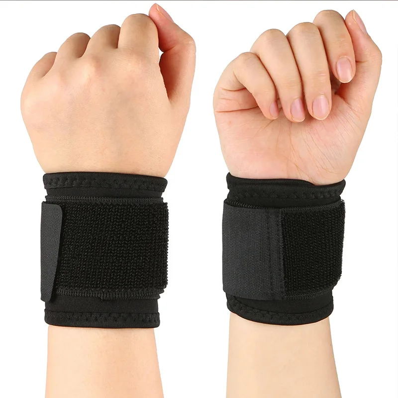 Links Rechts Hand Handgelenk Wraps Fitness Büro Schmerzen Relief Handgelenk Unterstützung Klammer Handgelenk Stabilisator Einstellbare Handgelenk Bandagen Schutz Image