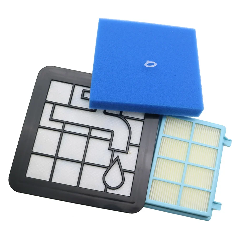 HEPA-Filter für Philips Power Pro Compact FC9331/09 FC9332/09 FC8010/01 Staubsaugerteile Schaumstofffilter Image