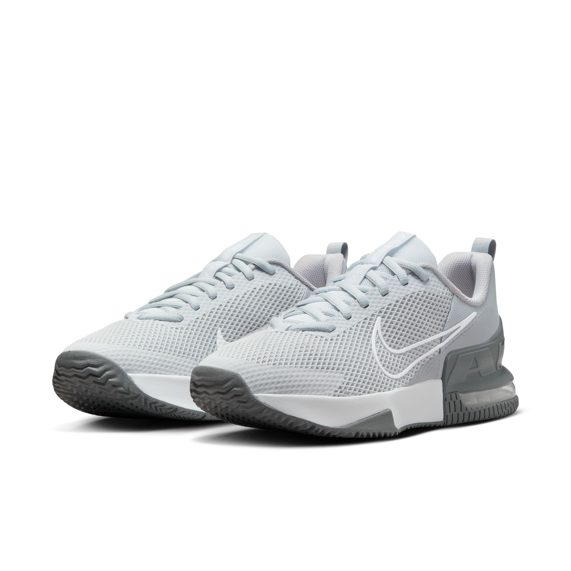 Sneaker NIKE "M AIR MAX ALPHA TRAINER 6", Herren, Gr. 47, cool grau, weiß, wolf grau, pure platinum, Synthetik, Textil, Schuhe Sneaker
