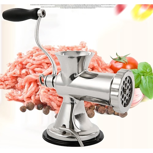 tritacarne manuale macina per polli insaccatrice per salsicce gadget portatili per la preparazione tritacarne tritacarne a manovella macchina per carne in acciaio inox tritacarne per cucinare in casa