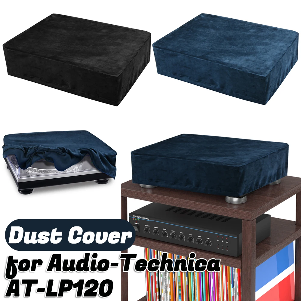 Für Audio-Technica AT-LP120XUSB Plattenspieler Staub Abdeckung Schutz Tragen Widerstehen Stereo Plattenspieler Schutzhülle Kurzen-pile Ärmeln Image
