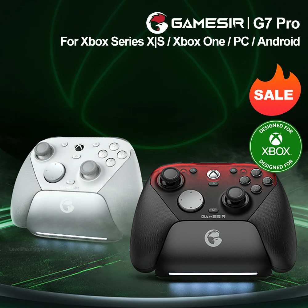 GameSir G7 Pro Xbox Gaming Controller Wired Wireless Gamepad with Charging Dock for Xbox Series X S Xbox One PC Steam Android