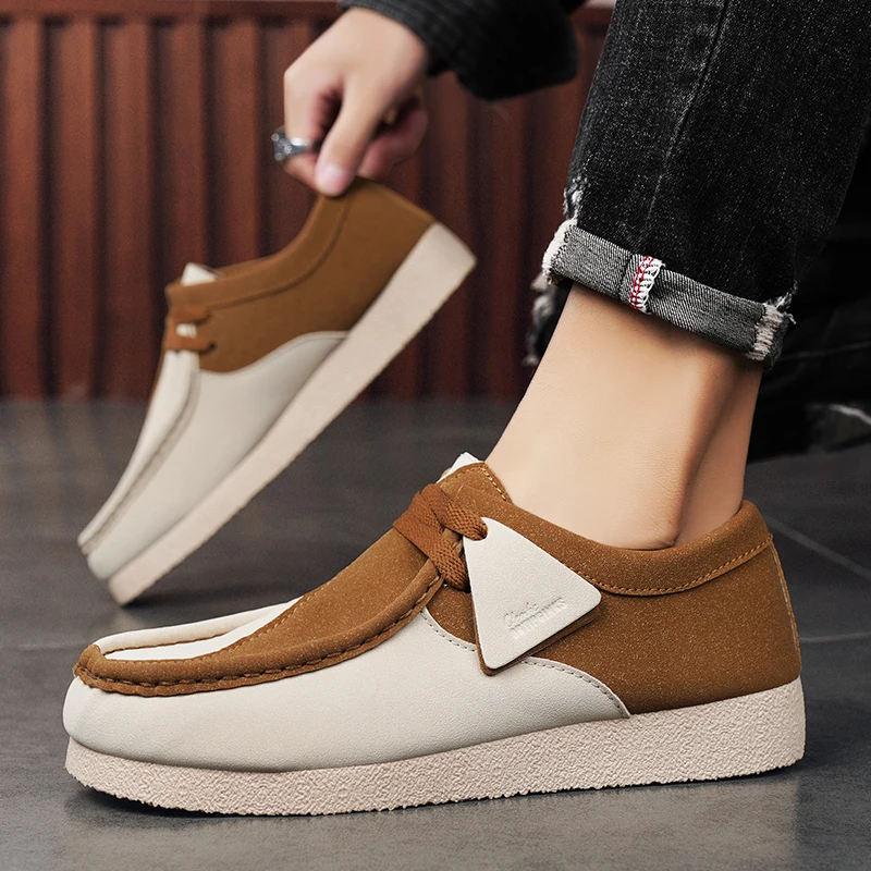 Herren Trendy New Foot on Modische Freizeitschuhe Mann Sneakers Beliebte Outdoor Vielseitige Bequeme Herrenschuhe mit dicken Sohlen