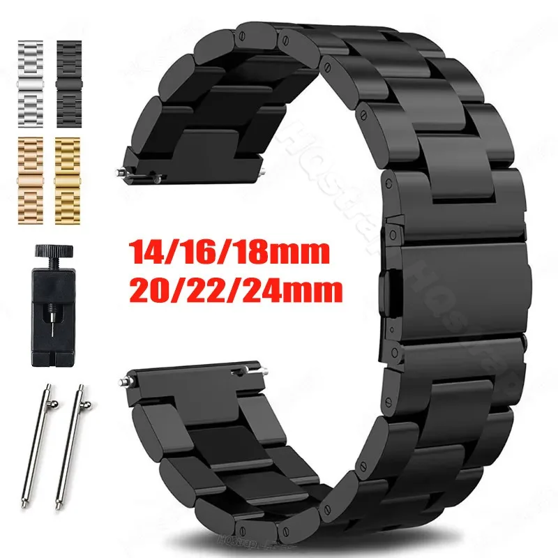 20/22 mm Starlight Edelstahl-Uhrenarmband für Samsung Galaxy Watch 3 4 5 Pro 40 mm 44 mm 42 mm 46 mm Active2 Image