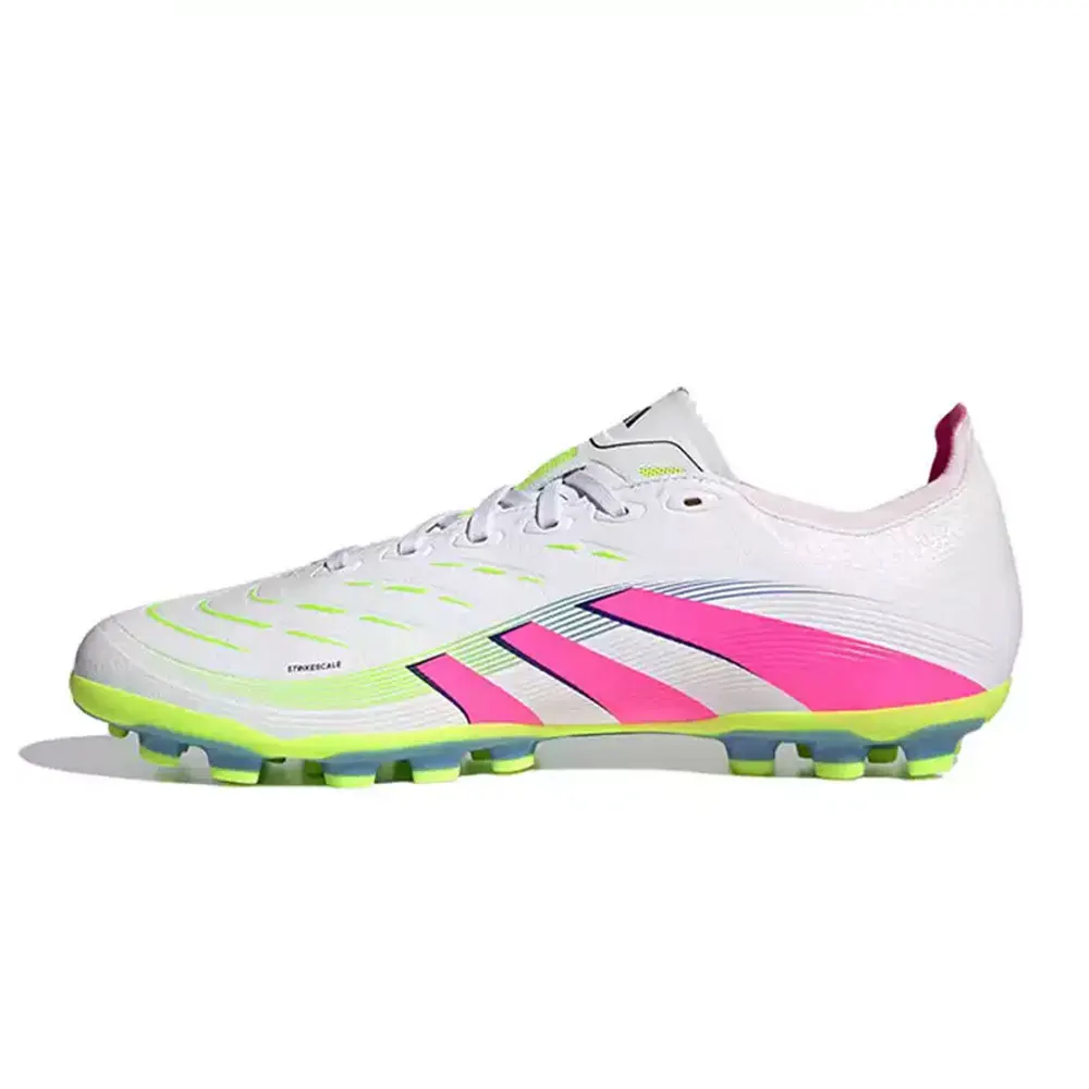 adidas PREDATOR LEAGUE Modische, bequeme, rutschfeste, langlebige Fußballschuhe für Kunstrasen, Unisex, Weiß, Rosa, ID3836
