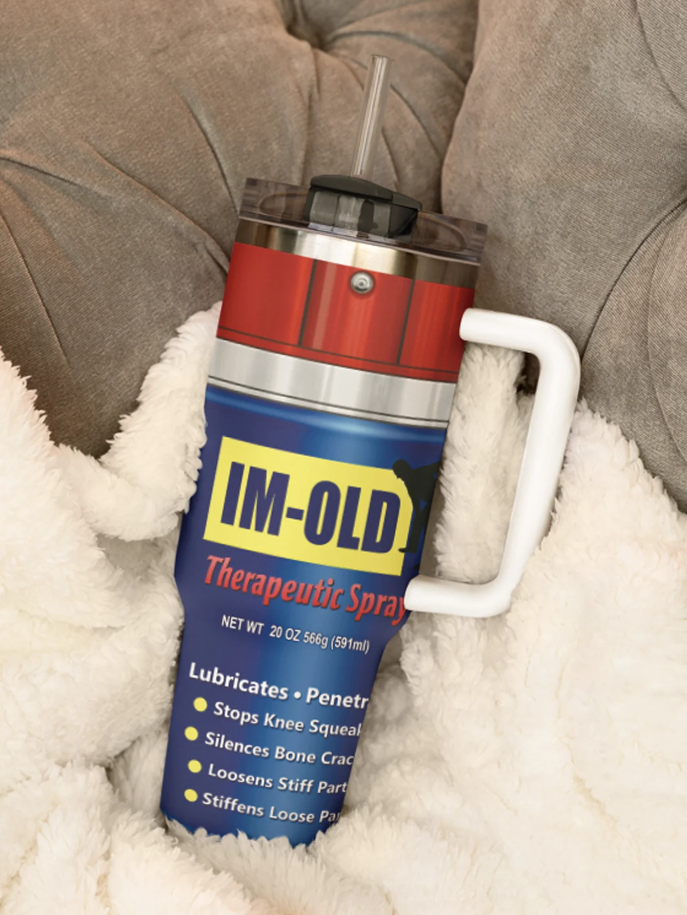 40-Unzen-Becher mit Deckel, isolierter Edelstahlbecher, tragbarer Vakuumbecher für heiße und kalte Getränke, ideales Geschenk für Freunde, Image