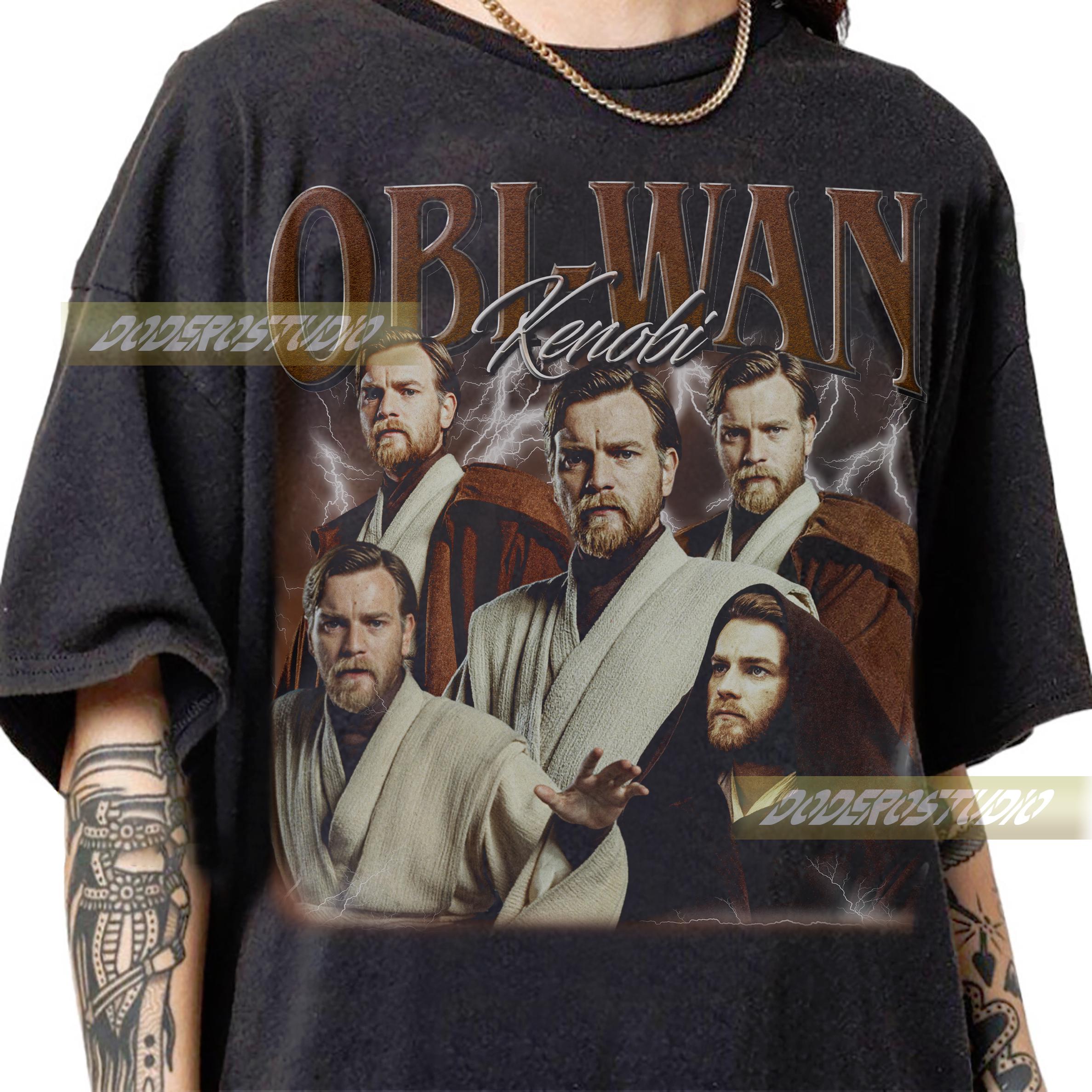 Maglietta vintage Obi-Wan Kenobi in edizione limitata, regali Obi-Wan Kenobi per donna e uomo, regalo retrò del film Obi-Wan Kenobi, maglietta pirata
