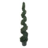 Nearly Natural Cedar Spiral Silk Topiary