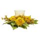 Nearly Natural Golden Sunflower Candelabrum Artificial Flower Arrangement